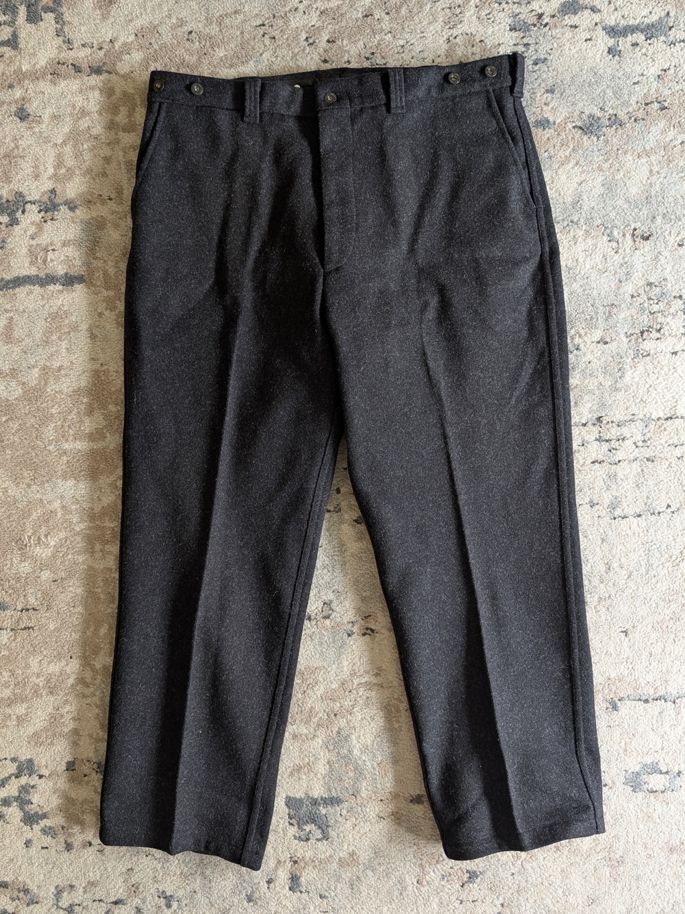 Vintage Filson Mackinaw Wool Pants Men's 40x30 Charcoal USA Made